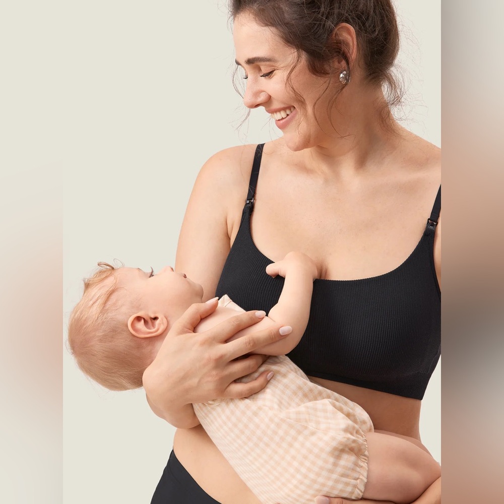 Ribbed Scoop Nursing Bralette